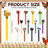Sayglossy 12 Pcs Chicken Lover Gifts Funny Pens Bulk Roosters Turkey Hen Farm Animal Ballpoint Pens for Chicken Lovers