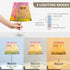 3 ALAZA Bedside Lamp Honey Sunflower Bee Table Lamp for Bedroom Desk Lamp with USB Port LED Nightstand Color