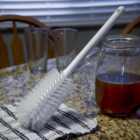Commercial 12 Inches, SPARTA Large Water Bottle Brush Ideal for Wide-Mouth Jars, Bottles and Tumblers, Dishwashing Tool