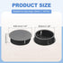 48Pcs 1 7/16" 7/16"(DxH) Holes(32mm), MECCANIXITY Plastic Hole Plugs, x Hole Cover Tubing End Cap for Round Table Chair