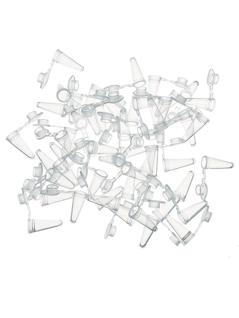 MUHWA 1000pcs Microcentrifuge PCR Tube with Flat Cap, 0.1ml PCR Reaction Tube