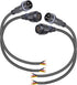 Waterproof Connectors 3 Wire, 12AWG Male Female Plug LED Connector with 3Pin Extension Cable