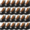 Thenshop 24 Pcs Cardboard Magazine File Holders, Magazine Book Bin Box with Label Sticker, Magazine Paper Organizer for