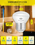R14 Led bulb 4W E26 Base 2700K Warm White Dimmable Mini LED Reflector Floodlight Bulb 40W Equivalent 400 Lumens 4Pack by MAKYTWOW