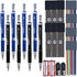 MyLifeUNIT 22 Pcs 2.0 mm Mechanical Pencils Set, 8 Pcs Lead Pencils with 10 Case Lead Refills for Drawing