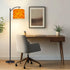 LASENLANP 8.9"x11" Lamp Shade Abstract beautiful red swirl liquid colorful marble surface Orange Drum Lampshade
