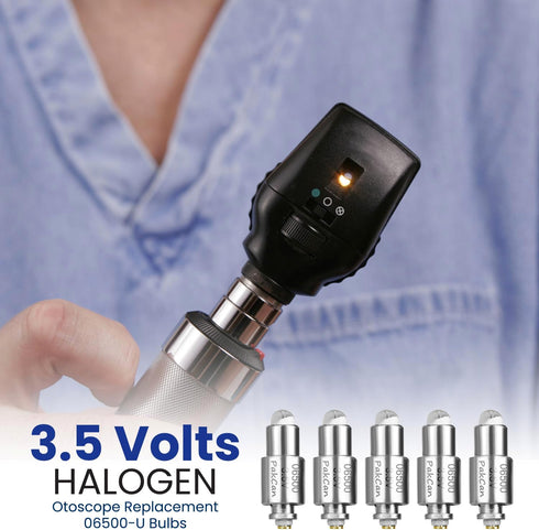5 Bulbs 3.5v 06500-u Pcs Halogen LED Replacement Compatible with Welch Allyn Lamp MacroView Otoscope Lamp