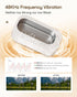 48KHz 2 Modes/360Deep Clean,350ML/12OZ 304 Professional Ultrasonic Cleaner, Ultrasonic Jewelry Cleaner