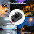 SSGP 2-Pack Photocell Light Sensor for Outdoor Use - Black Dusk to Dawn Control Switch