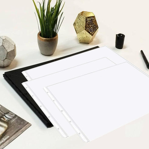 PERFORMORE Pack of 8.5” x 14” Heavyweight Clear Sheet Protectors, Legal Paper Sleeves, 25 Count