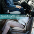 LITALARM Orthopedic Cushion,Back and Seat Cushion for Back Pressure Relief, Ergonomic Non Slip Memory Foam Seat Skin