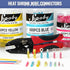 Sopoby 600PCS Heat Shrink Butt Connectors, Red 22-18 AWG, Tinned Red Copper Marine Grade Waterproof Electrical