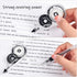 Whiteout Correction Tape - Easy To Use Applicator for Instant Corrections, 12pack, 5M/196" x 0.2", Black for School