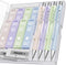 Four Candies Cute Mechanical Pencil Set, 4PCS 0.5mm Pastel Pencils with Case, 480PCS HB Lead Refills