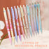 Kawaii Mechanical Pencil Set, with Lead Refills 0.5/0.7mm, Cute Pencils Set for Student Writing, Drawing, Sketching Office School Supplies 12PCS (4pcs 0.5mm + 8pcs 0.7mm) by QISVVE
