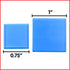 edxeducation Transparent Tiles | Mini Jar | Colorful, Plastic Squares | Light Box Accessory | Sensory Play | Early Math
