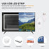 5V 320LED/m Dimmable (3000K, 6.56FT) COB LED Strip Light USB Tape LED Strip Light USB TV Backlight Flexible Under