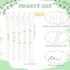 Ctosree 50 Pcs Bridal Shower Pens Wedding Pens for Guest Book Pens Black ink Retractable Ballpoint Pen for Bridal Shower Favors Proposal Bachelor Slumber Party Women Girls (Gold Word,Eucalyptus) by Ctosree