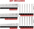 48-Piece 3/8" Set, 6-Inch S2 CASOMAN Drive Master Torx Bit Socket and External Torx Socket Extra Long, CR-V & Steel