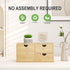 Bamboo Desk Organizer with Drawers, Mini Tabletop Storage Container for Home Office, No Assembly Required