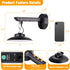 Joyoowild 200lm 3 Garage(2 Pack) Solar Barn Lights Outdoor with Lighting Modes & Motion Sensor, No Wiring Needed, Solar