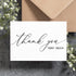 5 3.75 Inch 100-Pack, GIFTSFARM Thank You Cards with Kraft Envelopes & Stickers, x Minimalist Design, White