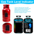 YBEATY 2 Pcs Magnetic Gas Level Indicator Reusable Propane Tank Gauge Fuel Level Indicators Sticker Tank Gauge