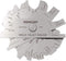 YESWELDER MG-11 Metal Weld Fillet Gages Set (7PCS) for Welding Inspection Test Ulnar MM & Inch