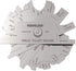 YESWELDER MG-11 Metal Weld Fillet Gages Set (7PCS) for Welding Inspection Test Ulnar MM & Inch