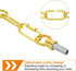 10 65 lbs PATIKIL Feet Lighting Chain for Hanging Lamp, Chandelier Chain Light Fixture Chain Load Capacity for Pendant