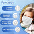 100Pcs 3 White Disposable Face Mask, Ply Masks with Soft Elastic Ear loops