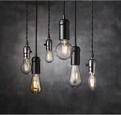 6 E12 Bulb,dimmable (60W 2700K Watt LED Filament Candelabra Light Incandescent Replacement) Warm White Chandelier