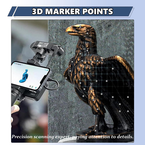 600 3.0mm 3D 3D 3D 3D 3D Dots Scanner Markers for Scanner, Diffusion Scanning Tracking Dots, Tracking Dots Reference