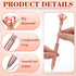Sherr 100 Pack Big Crystal Diamond Pens, Cute Retractable Ballpoint Pens with Rhinestones, 4 Color Black Gel Ink