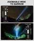 120 7 USB C Rechargeable LED Flashlight with Magnetic Base& COB Work Light, Adjustable, Screwdriver & Emergency Window