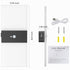 Set 2000mAh White,3000K,Cordless (2Pcs) LED Wall Sconces of Two | Wall Lamps with Battery Operated,Rechargeable,Sensing