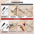 MroMax 2Pcs Cabin Hook and Eye Latch, 16" Stainless Steel Window Privacy Swivel Hooks with Mounting Screws