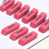 Pink Erasers 12 Pack - Latex Free Pencil Erasers for Kids, Rubber Art Erasers for Classroom Essentials