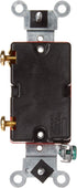 Leviton 1221-2IL 20-Amp, 120/277-Volt Toggle Locking Single-Pole AC Quiet Switch, Ivory