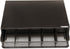 Safco Products Coffee and Sugar Organizer 3274BL Hospitality Tray, Black, 1 Drawer, 12"W x 11"D x 3 ¼"H