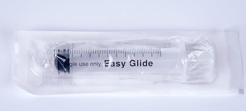 Global 10 mL Sterile Syringe with Luer Lock Tip, 10 Syringes with No Needle for Medicine, Feeding Tubes, Home Care