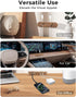 TFZUJDS Solid Walnut Cable Holder & Cord Organizer, Adhesive Cable Clips for Desk, Under Desk, Wall, Bedside & Car