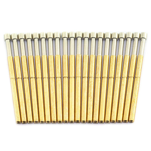 TOTOT 15pcs P75-E2 Spring Test Probe – Pogo Pin Test Tools, Dia 1.3mm Conical Head, PCB Testing Pin
