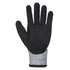 Portwest A722 Anti Impact Safety Work Gloves, Cut Resistant, Gray/Black, Large