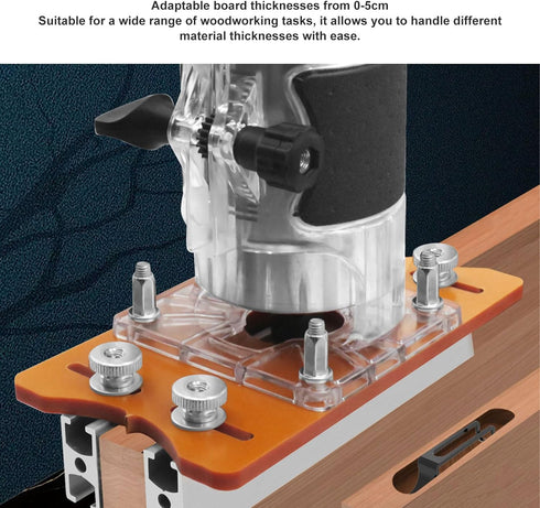 Trimmer 2 1 Closet 65mm Trimming Wood Router Base, in Compact Wood Palm Router Base Router Slotting Bracket