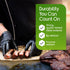 6 Inspire Black Nitrile Gloves HEAVY DUTY Mil Nitrile Chemical Resistant Medical Cooking Cleaning Disposable Black