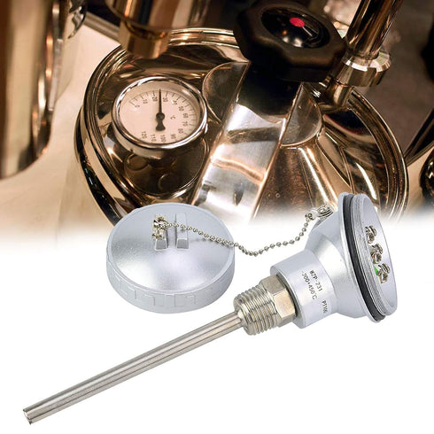 High Efficiency RTD PT100 Temperature Sensor Probe, 1/2" NPT Thread for Temperature Controllers Industrial