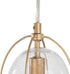 KSANA Gold Pendant Light, Modern Pendant Lighting Fixture with Seeded Glass Shade for Kitchen Island, Dining Room