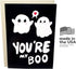 You're My Boo Funny Ghost Anniversary Card for Husband or Wife, Cute Valentine's Day Card, Romantic Birthday Card