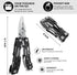 14-In-1 Multitool with Safety Locking, Professional Stainless Steel Multitool Pliers Pocket Knife, Bottle Opener, Screwdriver with Nylon Sheath Apply to Survival,Camping, Hunting and Hiking by fangfo